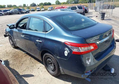 2013 Nissan Sentra S z USA, uszkodzony, nr VIN 3N1AB7AP9DL793975